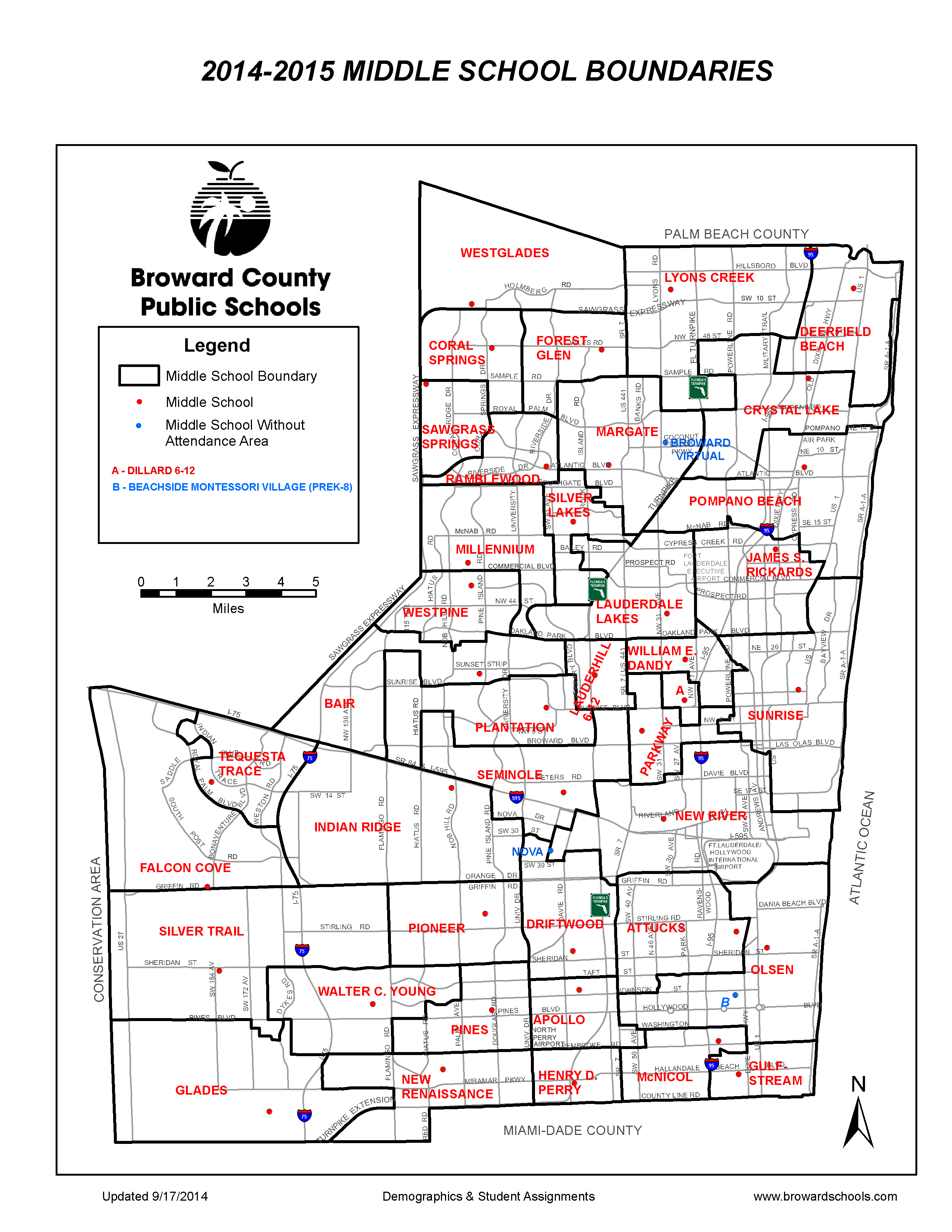 Middle School Boundaries